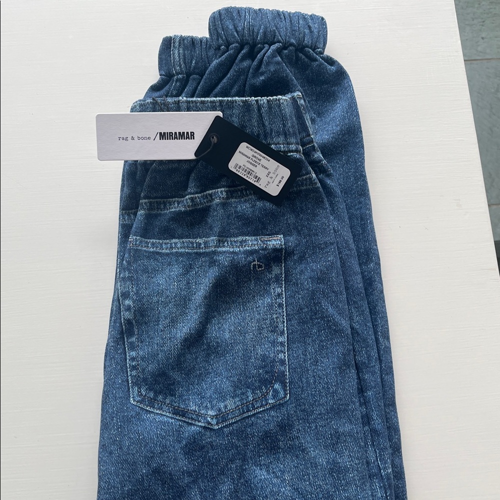 NWT Rag & Bone Miramar Fleece Terry Joggers in Grove, size XXS - Picture 5 of 6